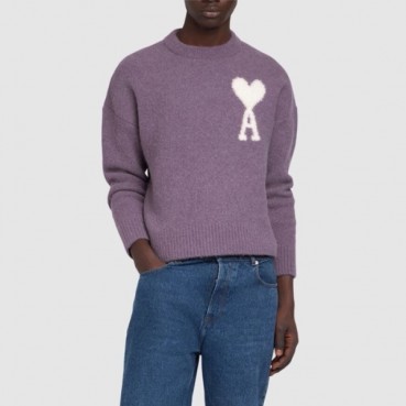 아미 남성 라운드 니트웨어 - Ami Mens Round Knitwear 