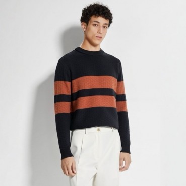 에르메네질도 제냐 남성 라운드 스웨터 - Ermenegildo Zegna Mens Round Sweater 