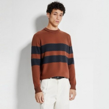 에르메네질도 제냐 남성 라운드 스웨터 - Ermenegildo Zegna Mens Round Sweater 