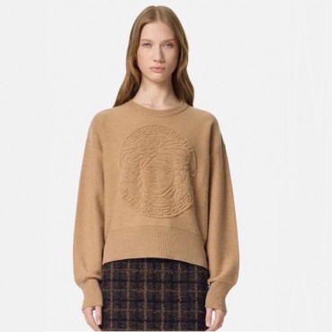 베르사체 여성 라운드 스웨터 - Versace Womens Round Sweater 