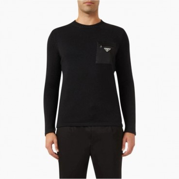 프라다 남성 라운드 스웨터 - Prada Mens Round Sweater 