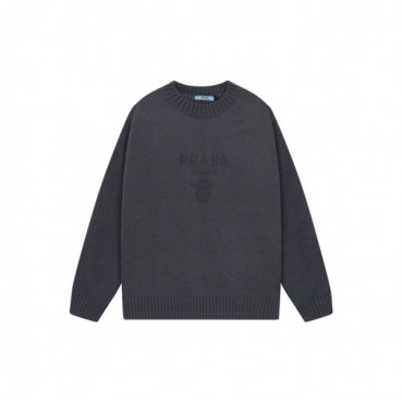 프라다 남성 라운드 스웨터 - Prada Mens Round Sweater 