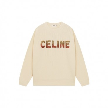 셀린느 남성 라운드 스웨터 - Celine Mens Round Sweater 