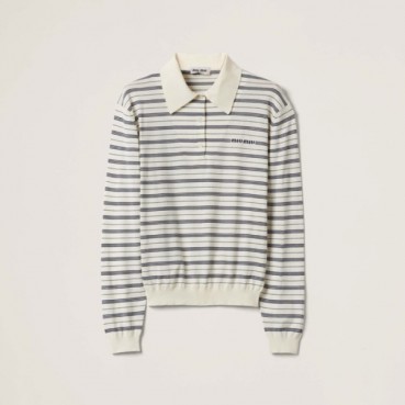 미우미우 남/녀 폴로 니트웨어 - Miumiu Unisex Polo Knitwear 