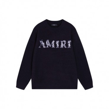 아미리 남성 라운드 니트웨어 - Amiri Mens Round Knitwear 