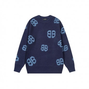 발렌시아가 남성 라운드 니트 - Balenciaga Mens Round Knitwear 