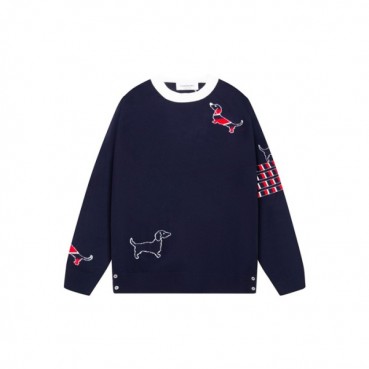 톰브라운 남성 라운드 니트 - Thom Browne Mens Round Knitwear 