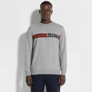 에르메네질도 제냐 남성 라운드 스웨터 - Ermenegildo Zegna Mens Round Sweater 