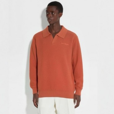 에르메네질도 제냐 남성 폴로 스웨터 - Ermenegildo Zegna Mens Polo Sweater 