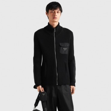 프라다 남성 집업 스웨터 - Prada Mens Zip