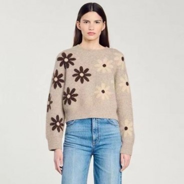 산드로 여성 라운드 니트 - Sandro Womens Round Knitwear 