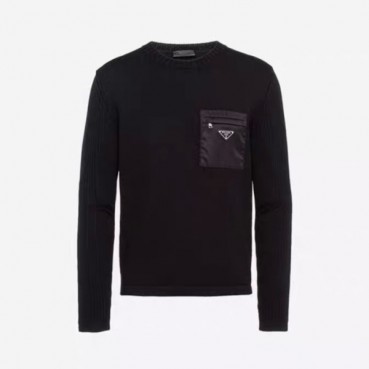 프라다 남성 라운드 스웨터 - Prada Mens Round Sweater 