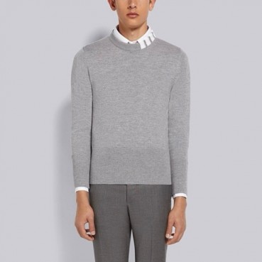 톰브라운 남성 라운드 니트 - Thom Browne Mens Round Knitwear 