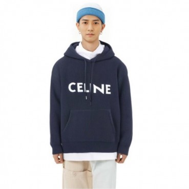 셀린느 남성 후드 니트웨어 - Celine Mens Hood Knitwear 