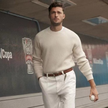 브루넬로쿠치넬리 남성 라운드 니트 - Brunello Cucinelli Mens Round Knitwear 