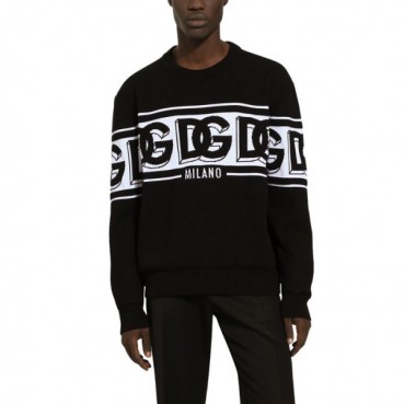 돌체앤가바나 남성 라운드 스웨터 - Dolce&Gabbana Mens Round Sweater 