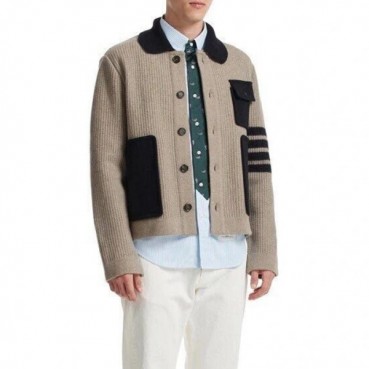 톰브라운 남성 폴로 니트 - Thom Browne Mens Polo Knits 