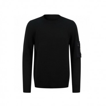 지방시 남성 라운드 스웨터 - Givenchy Mens Black Sweater 