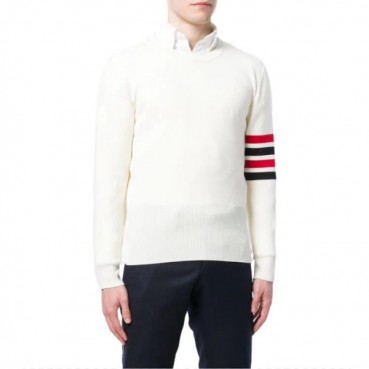톰브라운 남성 라운드 니트 - Thom Browne Mens Round Knits 