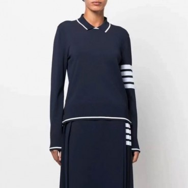 톰브라운 여성 폴로 니트 - Thom Browne Womens Knits 