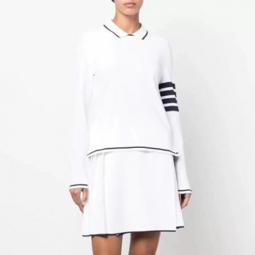 톰브라운 여성 폴로 니트 - Thom Browne Womens Knits 