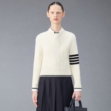 톰브라운 여성 라운드 니트 - Thom Browne Womens Knits 