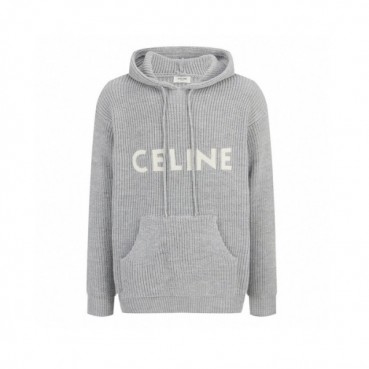 셀린느 남성 니트 후디 - Celine Mens Knit Hooded 
