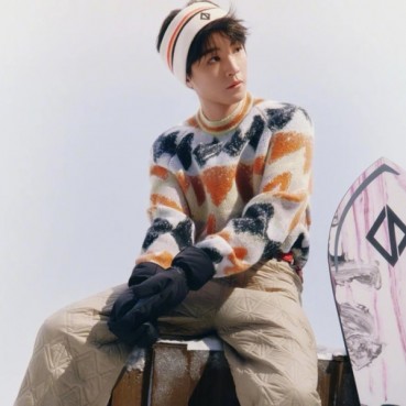 디올 남성 브라운 크루넥 니트 - Dior Mens Brown Knitwear 