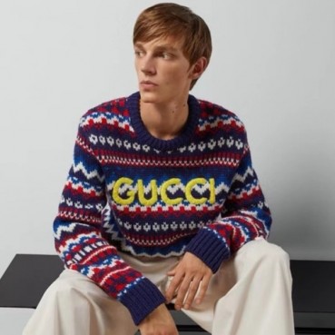 구찌 남성 크루넥 스웨터 - Gucci Mens Round Sweater 