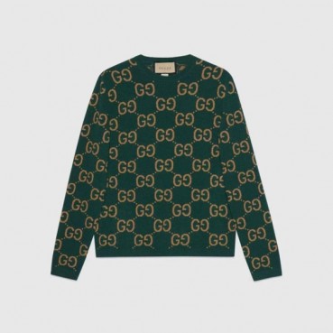 구찌 남성 그린 크루넥 니트 - Gucci Mens Green Knits 