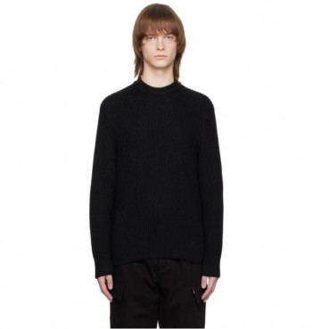 에르메네질도 제냐 남성 블랙 니트- Ermenegildo Zegna Mens Black  Knits 