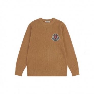 몽클레어 남성 크루넥 니트 - Moncler Mens Camel Knits 