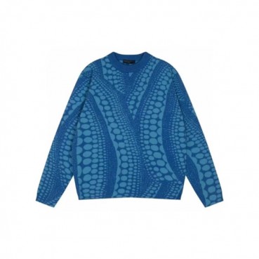 루이비통 남성 블루 크루넥 니트 - Louis vuitton Mens Blue Knits
