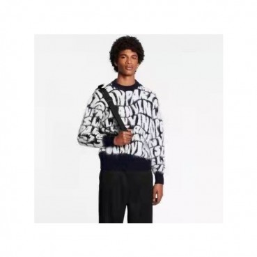 랑방 남성 블랙 크루넥 스웨터 - LANVIN Mens Black Sweaters 