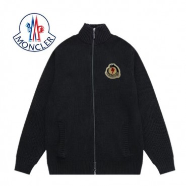 몽클레어 남성 집업 니트 - Moncler Mens Black Knits 