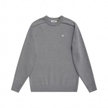 셀린느 남성 크루넥 그레이 니트 - Celine Mens Gray Knits 