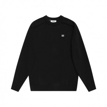 셀린느 남성 크루넥 블랙 니트 - Celine Mens Black Knits 