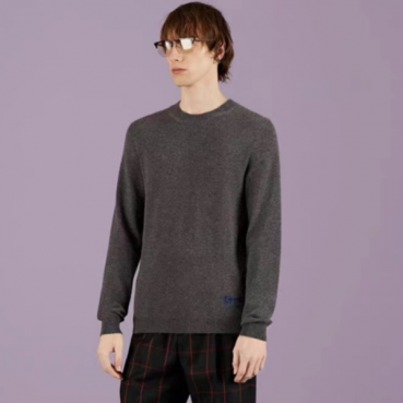 구찌 남성 캐쥬얼 크루넥 그레이 니트 - Gucci Mens Gray Knits 