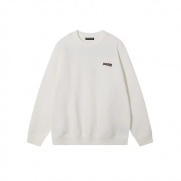 발렌시아가 남성 화이트 크루넥 니트 - Balenciaga Mens White Knits 