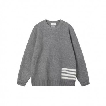 톰브라운 남성 그레이 스웨터- Thom Browne Mens Gray Sweaters