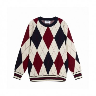 톰브라운 남성 아이보리 니트 - Thom Browne Mens Ivory Knits 