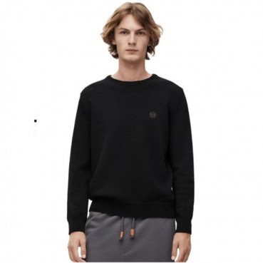 로에베 남성 블랙 크루넥 스웨터 - Loewe Mens Balck Sweaters 