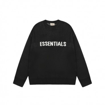 피어오브갓 남성 크루넥 블랙 니트 - Fear of god Mens Black Knits 