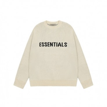 피어오브갓 남성 크루넥 아이보리 니트 - Fear of god Mens Ivory Knits 