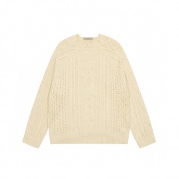 피어오브갓 남성 크루넥 아이보리 니트 - Fear of god Mens Ivory Knits 