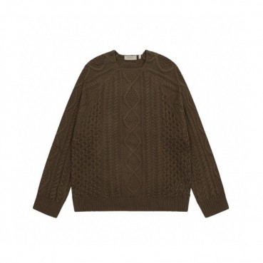 피어오브갓 남성 크루넥 브라운 니트 - Fear of god Mens Brown Knits 