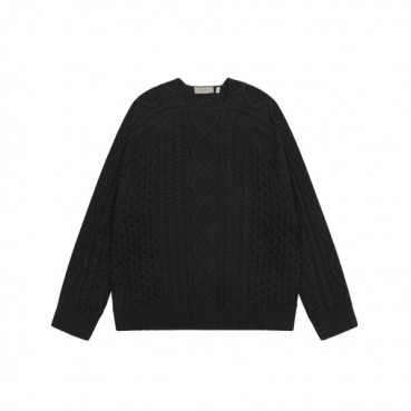 피어오브갓 남성 크루넥 블랙 니트 - Fear of god Mens Black Knits 