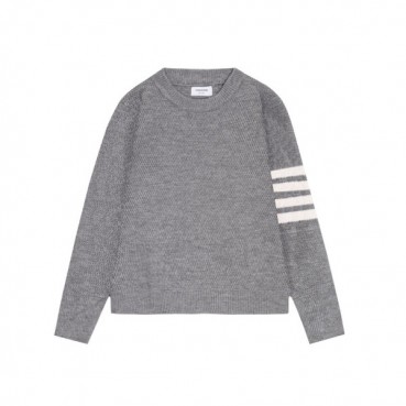 톰브라운 남성 그레이 니트 - Thom Browne Mens Gray Knits 