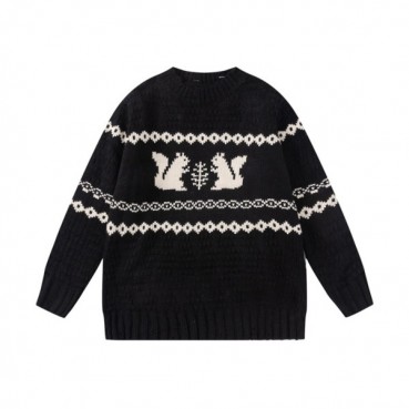 아크네 남/녀 크루넥 블랙 니트 - Acne Unisex Black Knits 