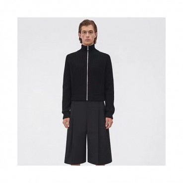 보테가베네타 남성 블랙 집업 니트 - Bottega veneta Mens Black Knits 